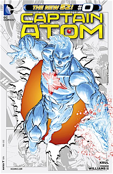 Captain Atom (2011-) #0 preview images