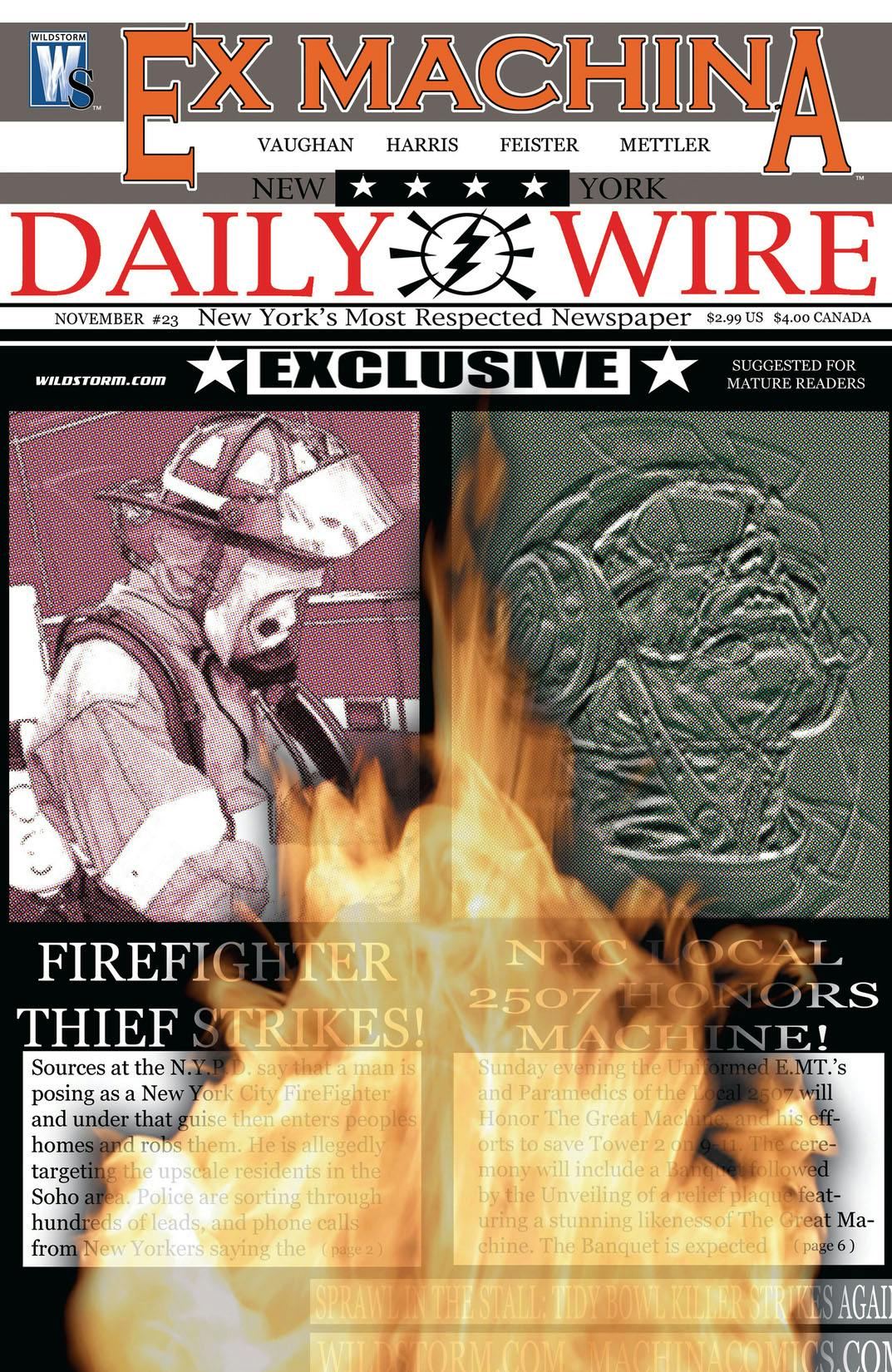 Ex Machina #23 preview images