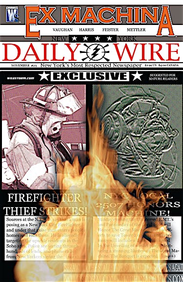 Ex Machina #23 preview images