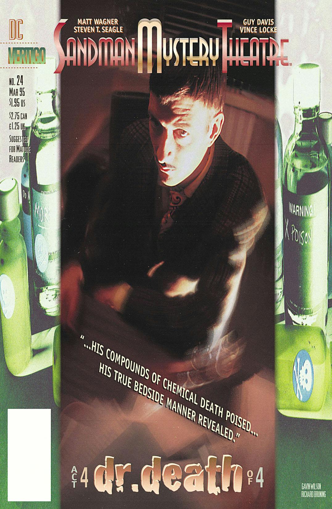 Sandman Mystery Theatre #24 preview images