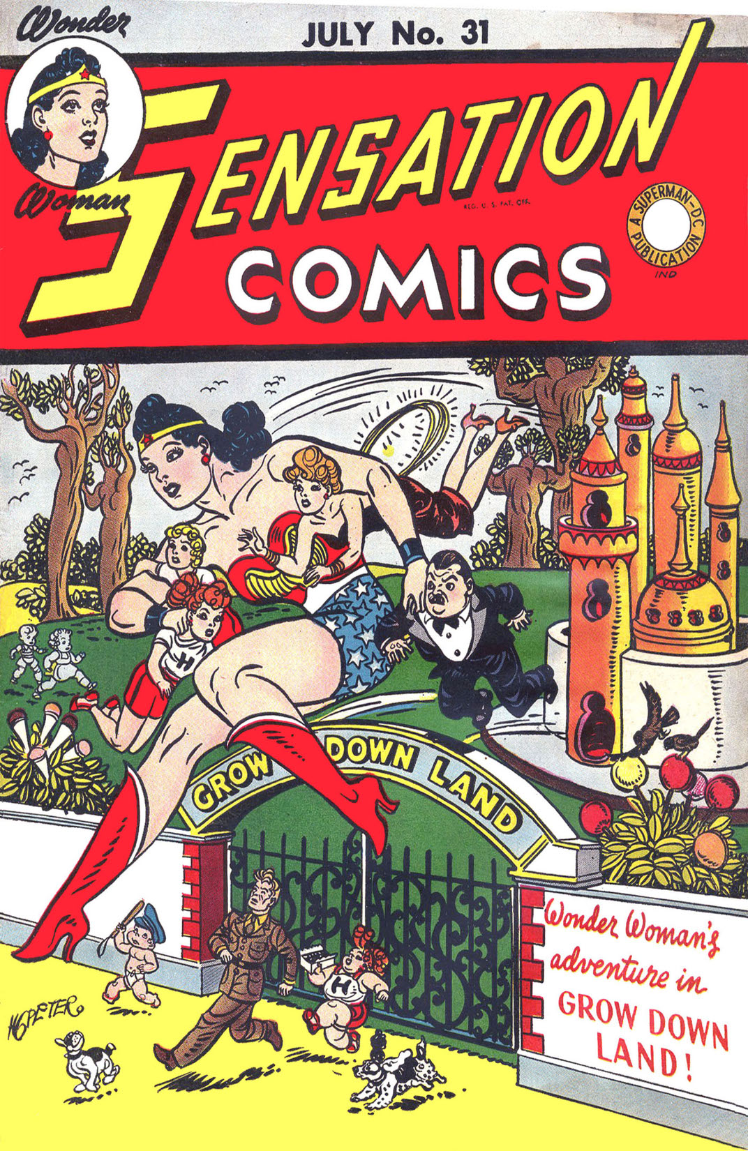 Sensation Comics #31 preview images