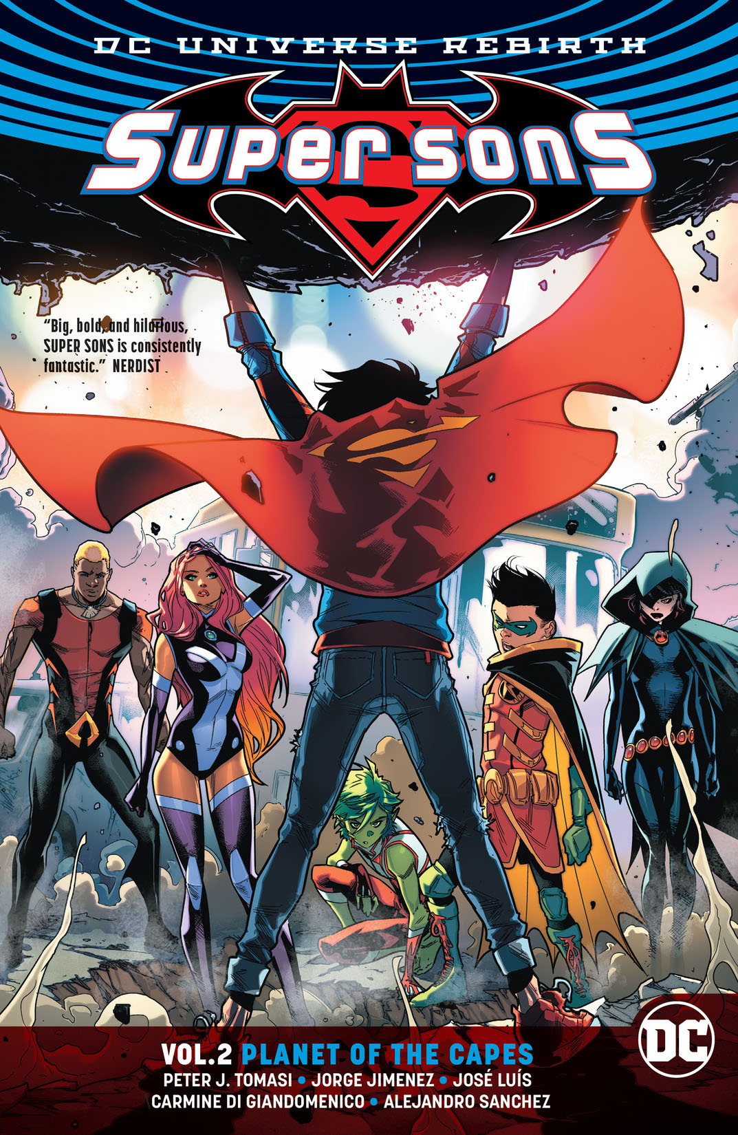 Super Sons Vol. 2: Planet of the Capes (Rebirth) preview images