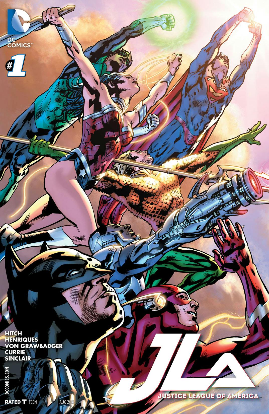 Justice League of America (2015-) #1 preview images