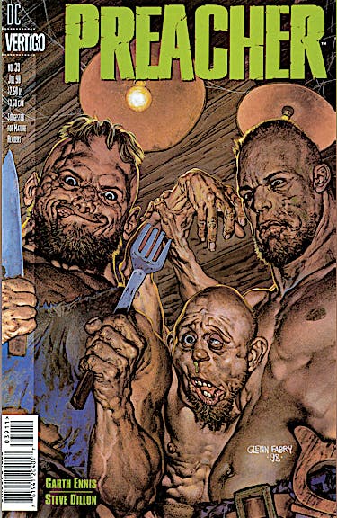 Preacher #39 preview images