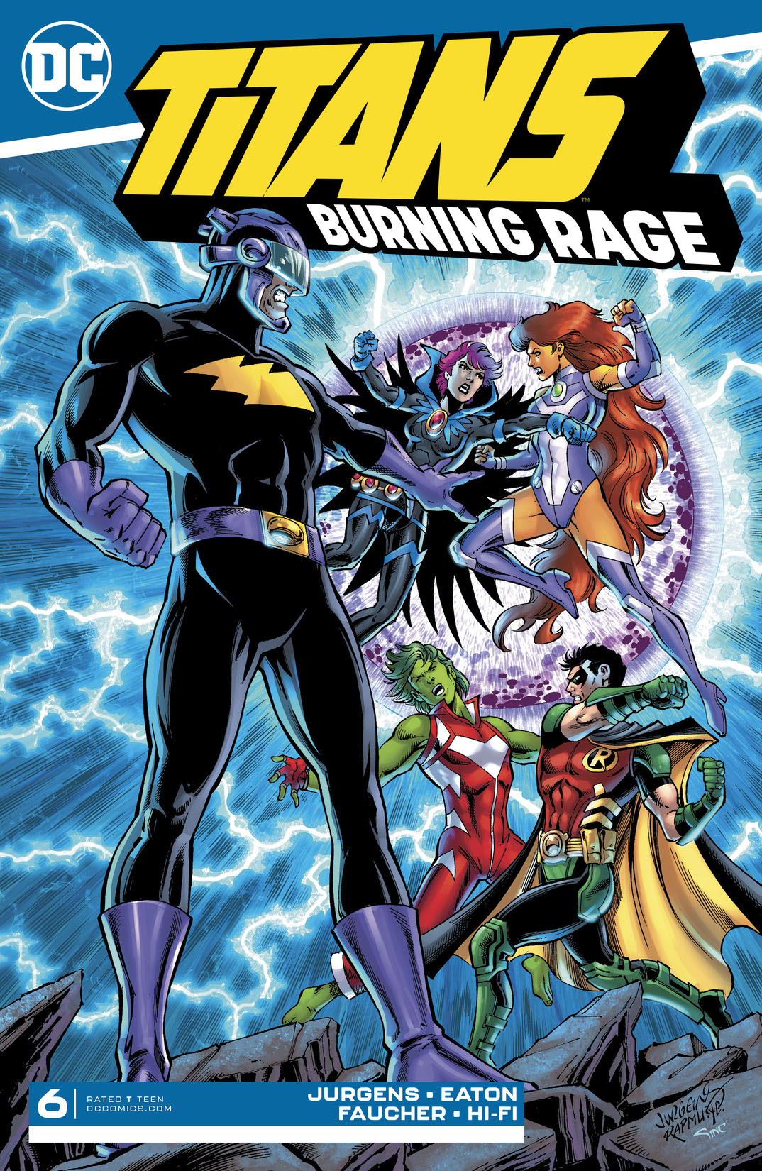 Titans: Burning Rage #6 preview images