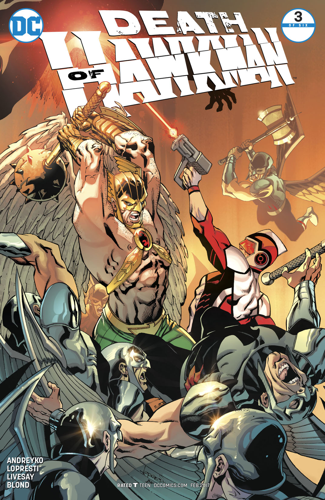 Death of Hawkman #3 preview images