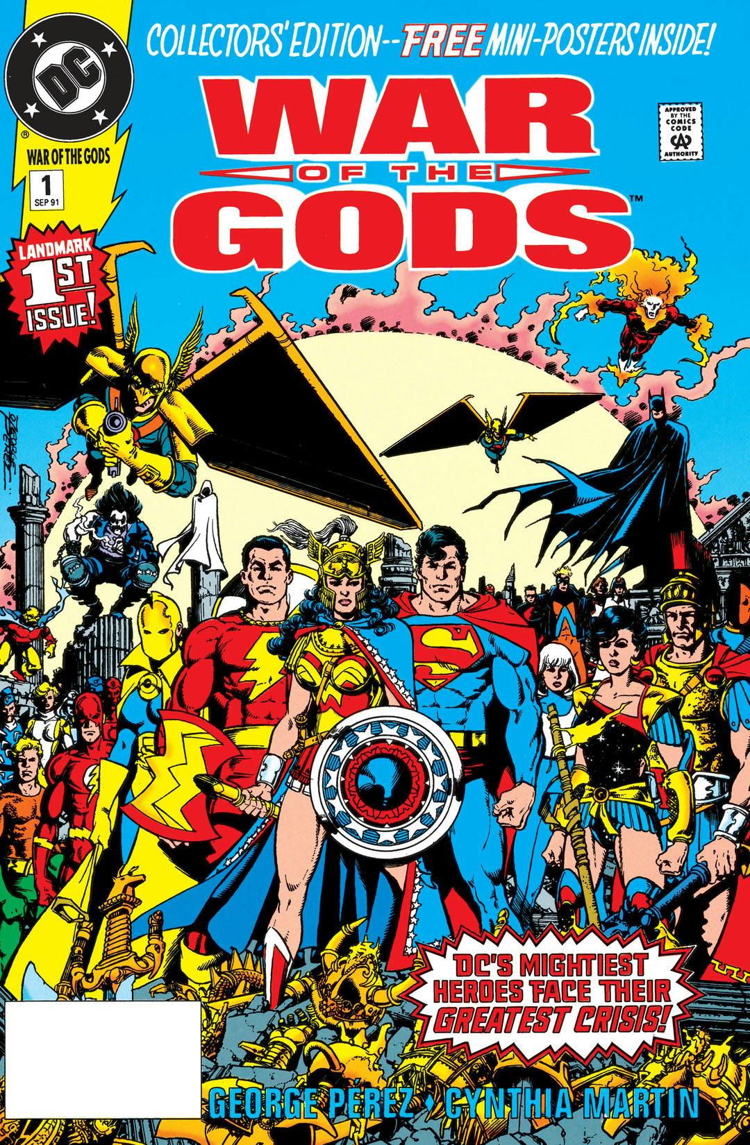 The War of the Gods #1 preview images
