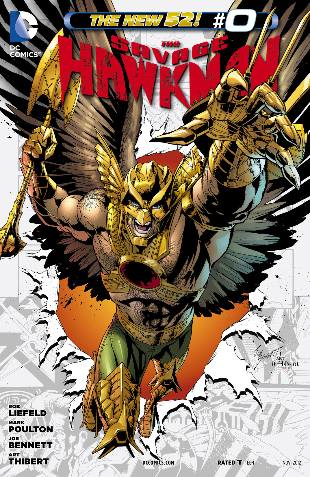 The Savage Hawkman #0 preview images