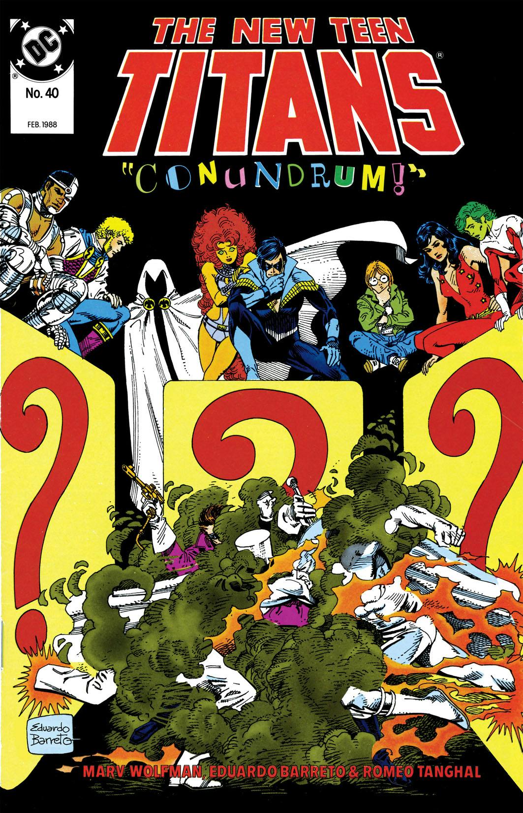 The New Teen Titans #40 preview images