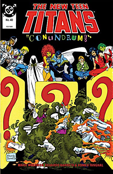 The New Teen Titans #40 preview images