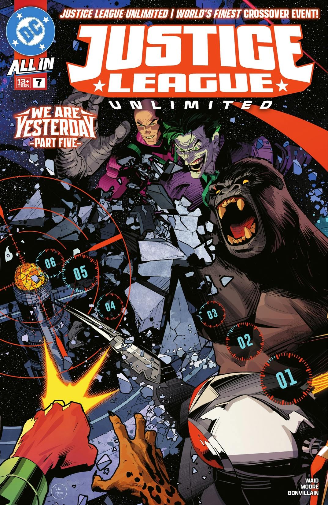 Justice League Unlimited #7 preview images