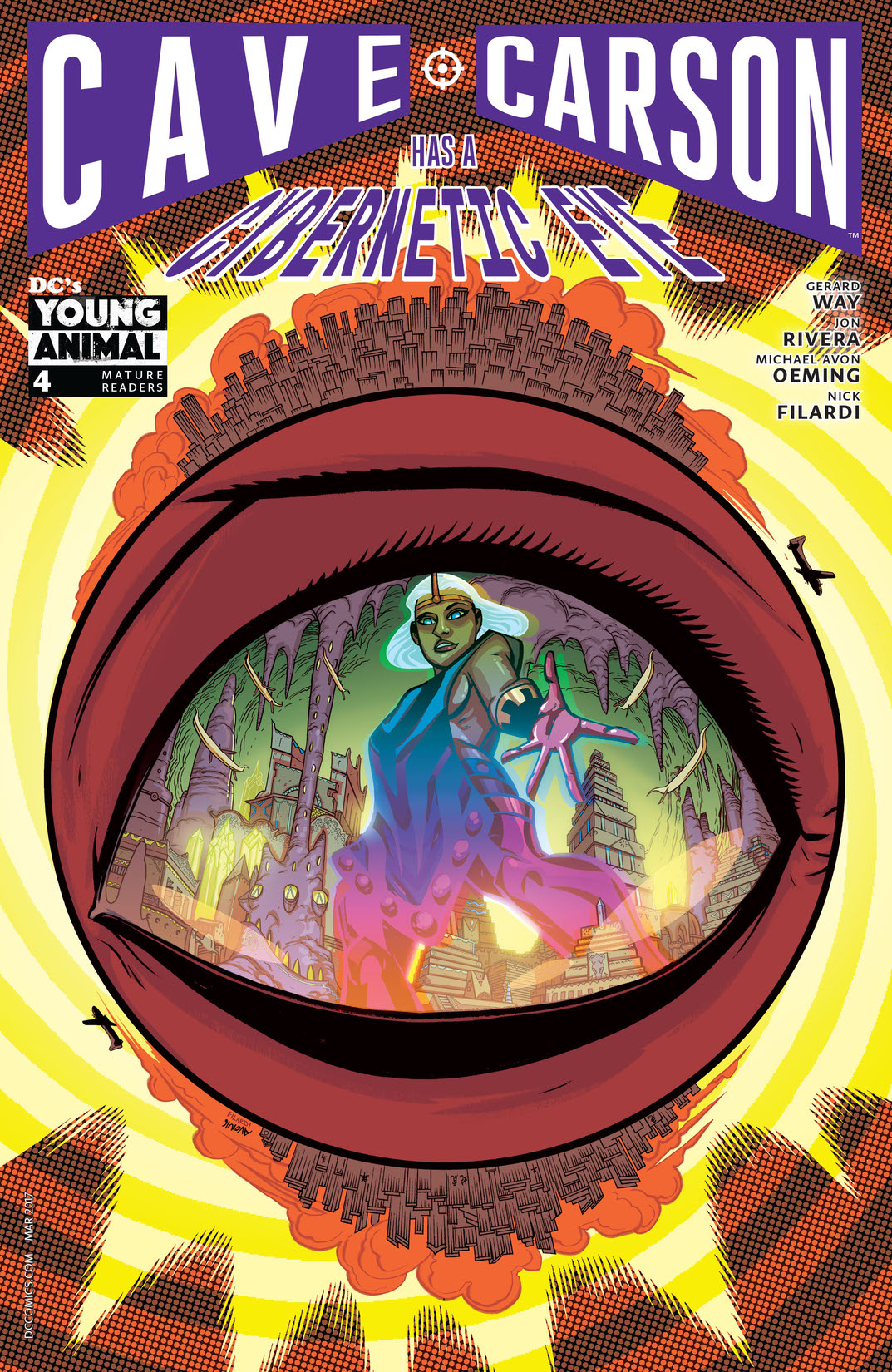Cave Carson Has a Cybernetic Eye #4 preview images