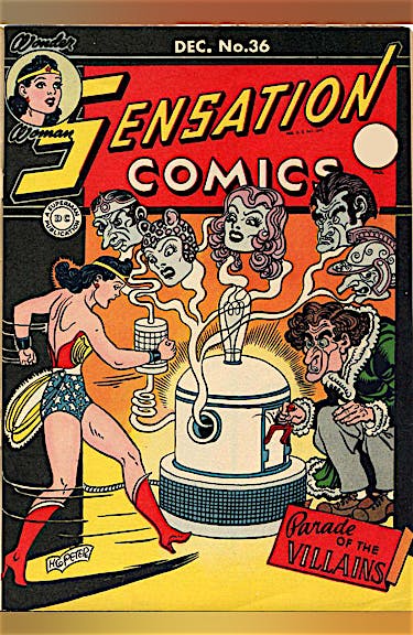 Sensation Comics #36 preview images