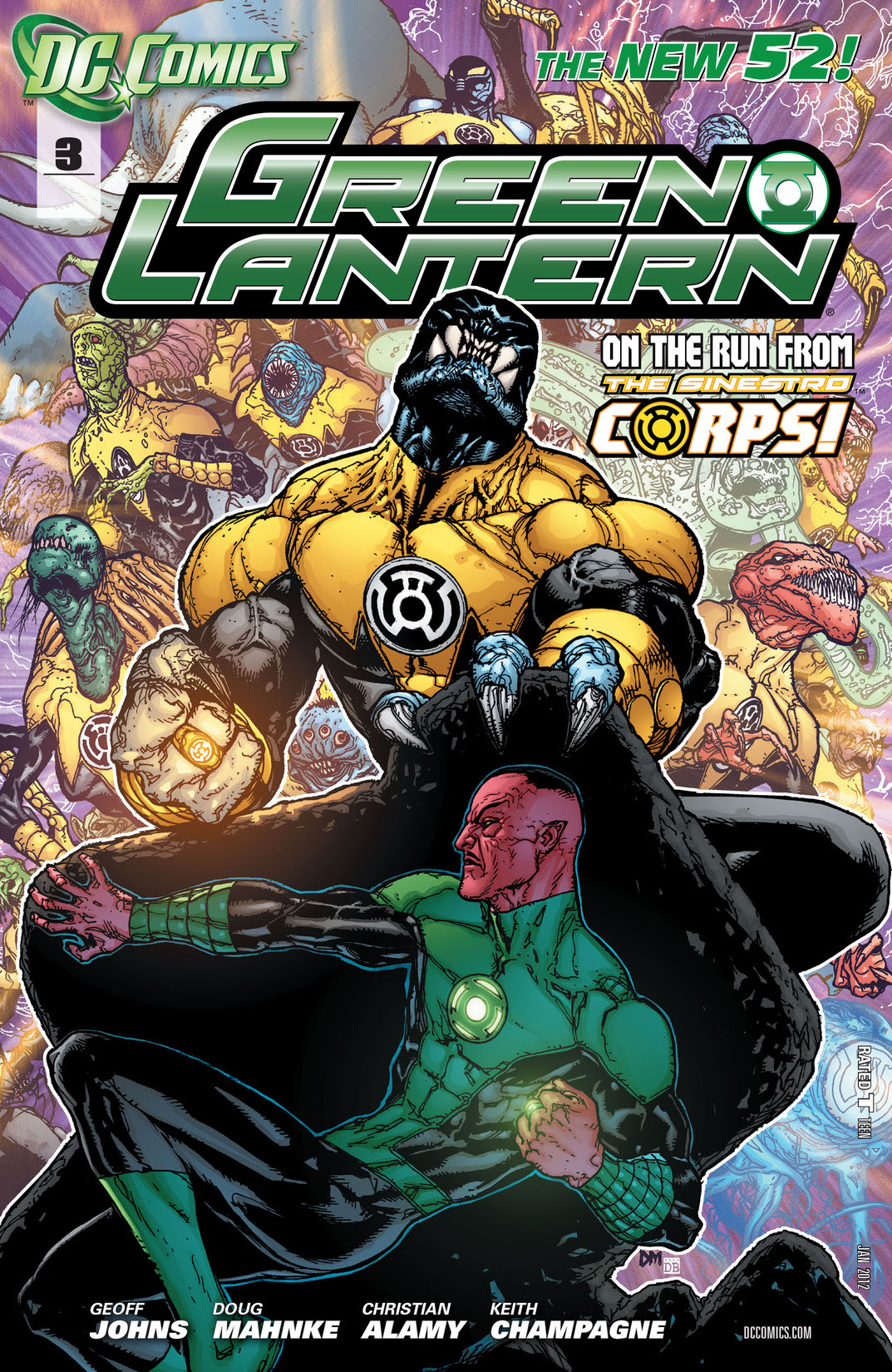Green Lantern (2011-) #3 preview images