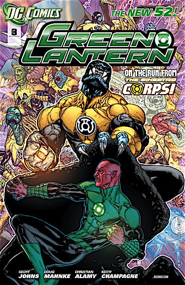 Green Lantern (2011-) #3 preview images