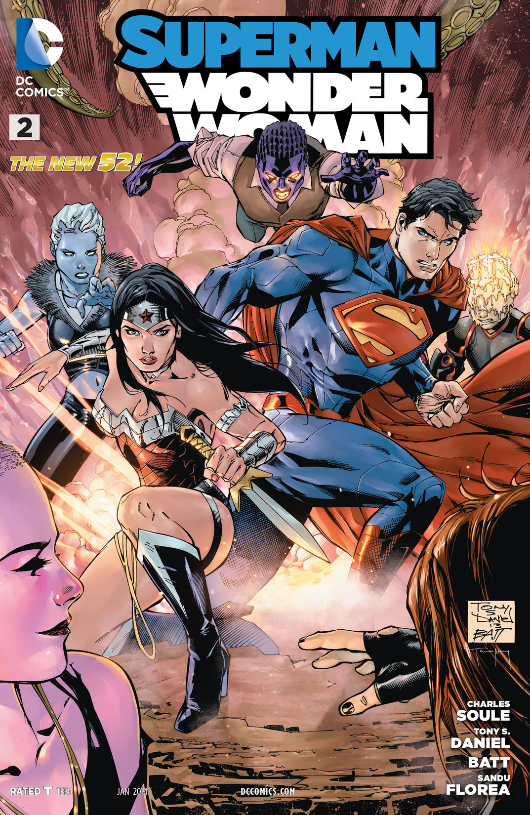 Superman/Wonder Woman #2 preview images