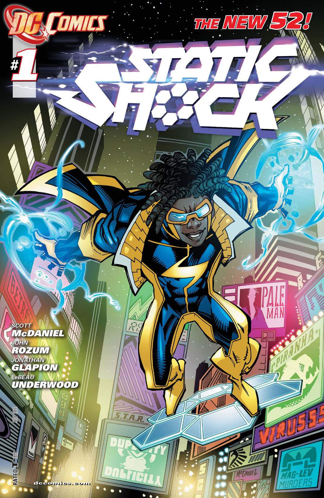 Static Shock #1 preview images