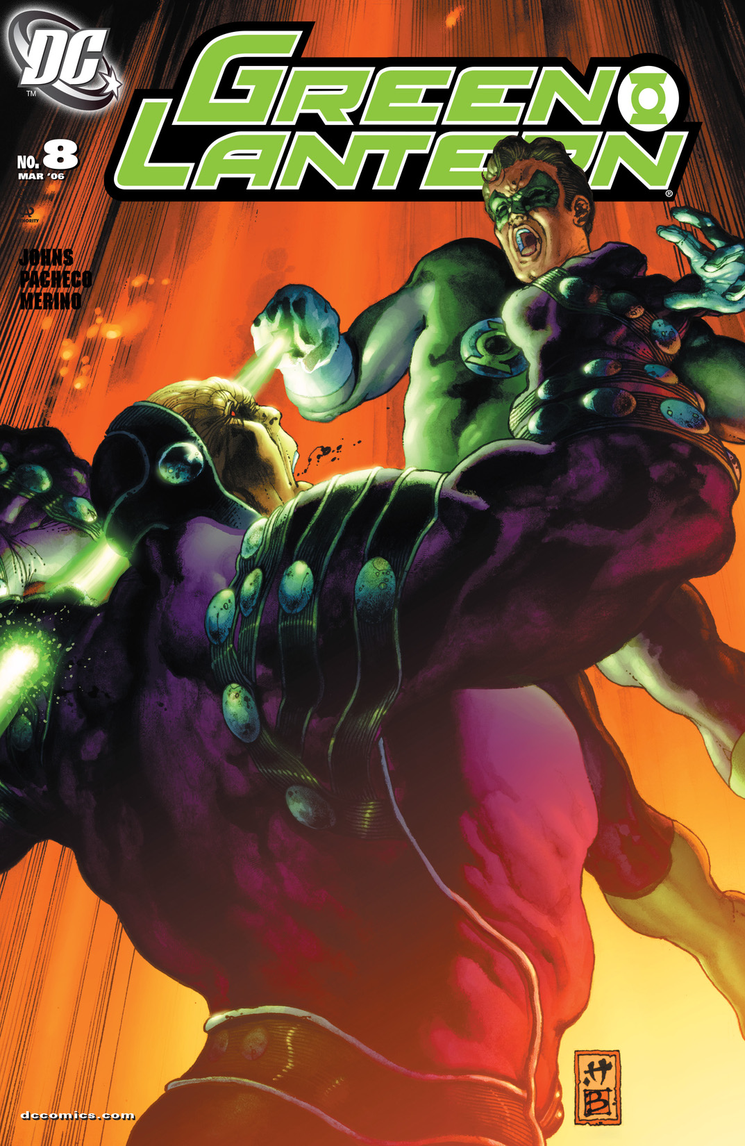 Green Lantern (2005-2011) #8 preview images