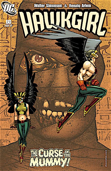Hawkgirl #60 preview images