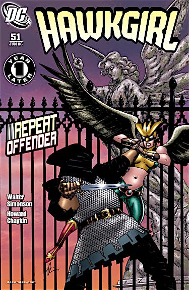 Hawkgirl #51 preview images