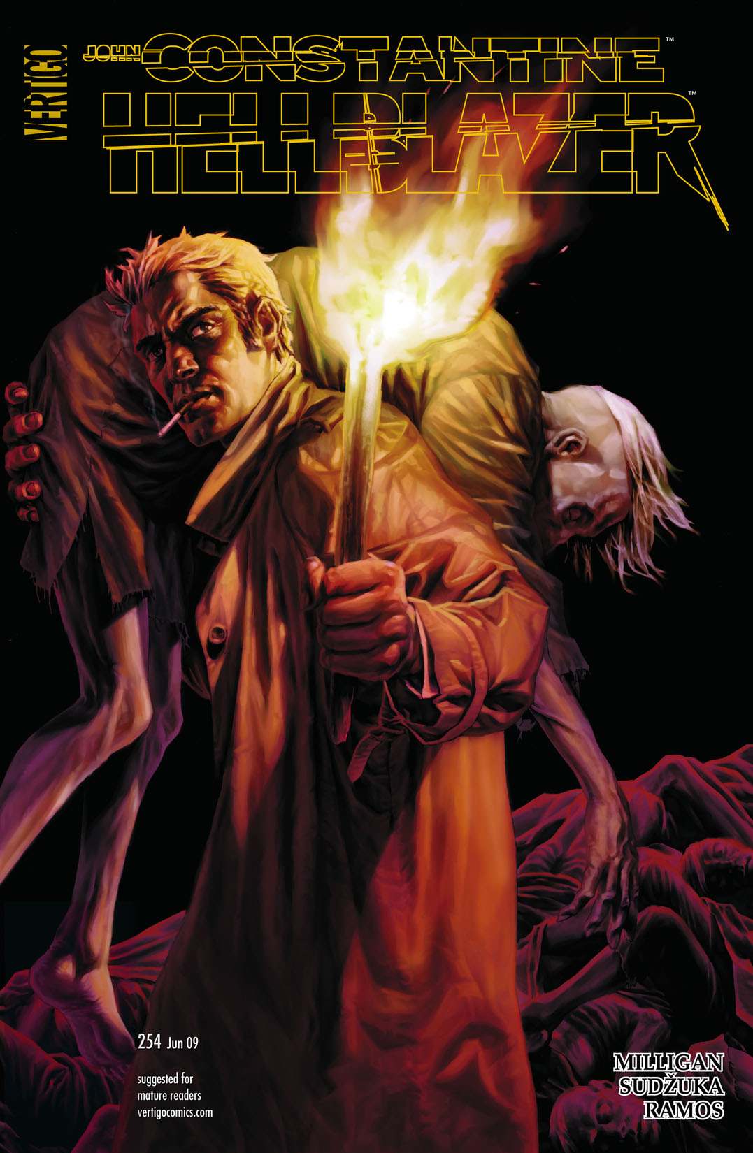 Hellblazer #254 preview images