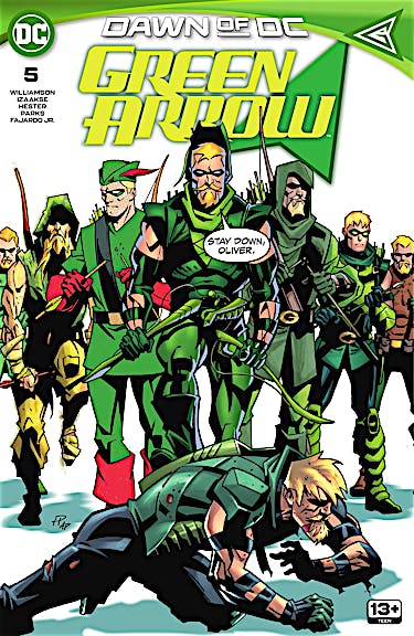 Green Arrow #5 preview images