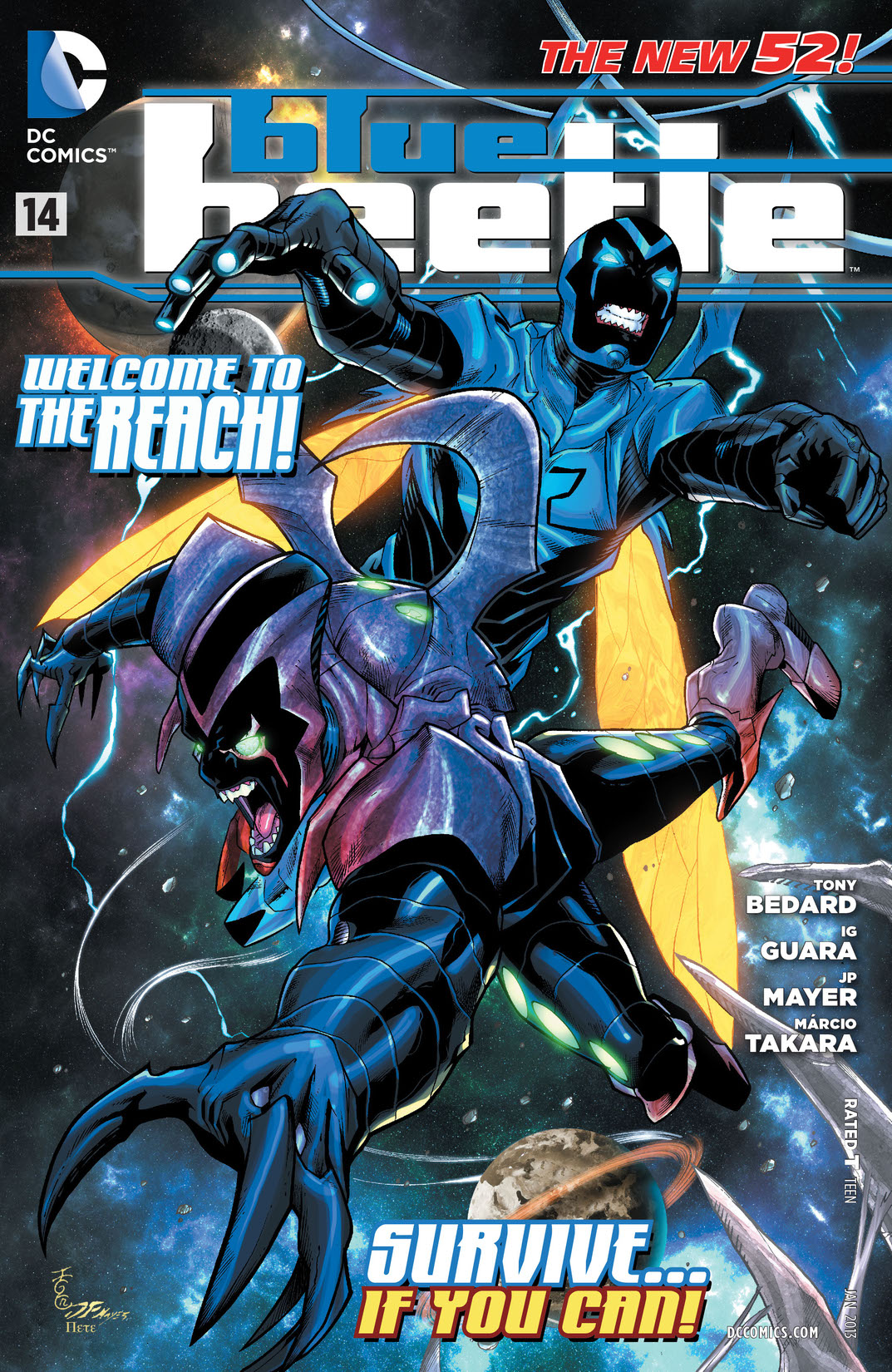 Blue Beetle (2011-) #14 preview images