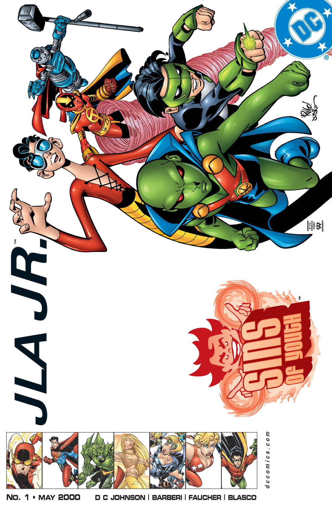 Sins of Youth: JLA, JR. #1 preview images