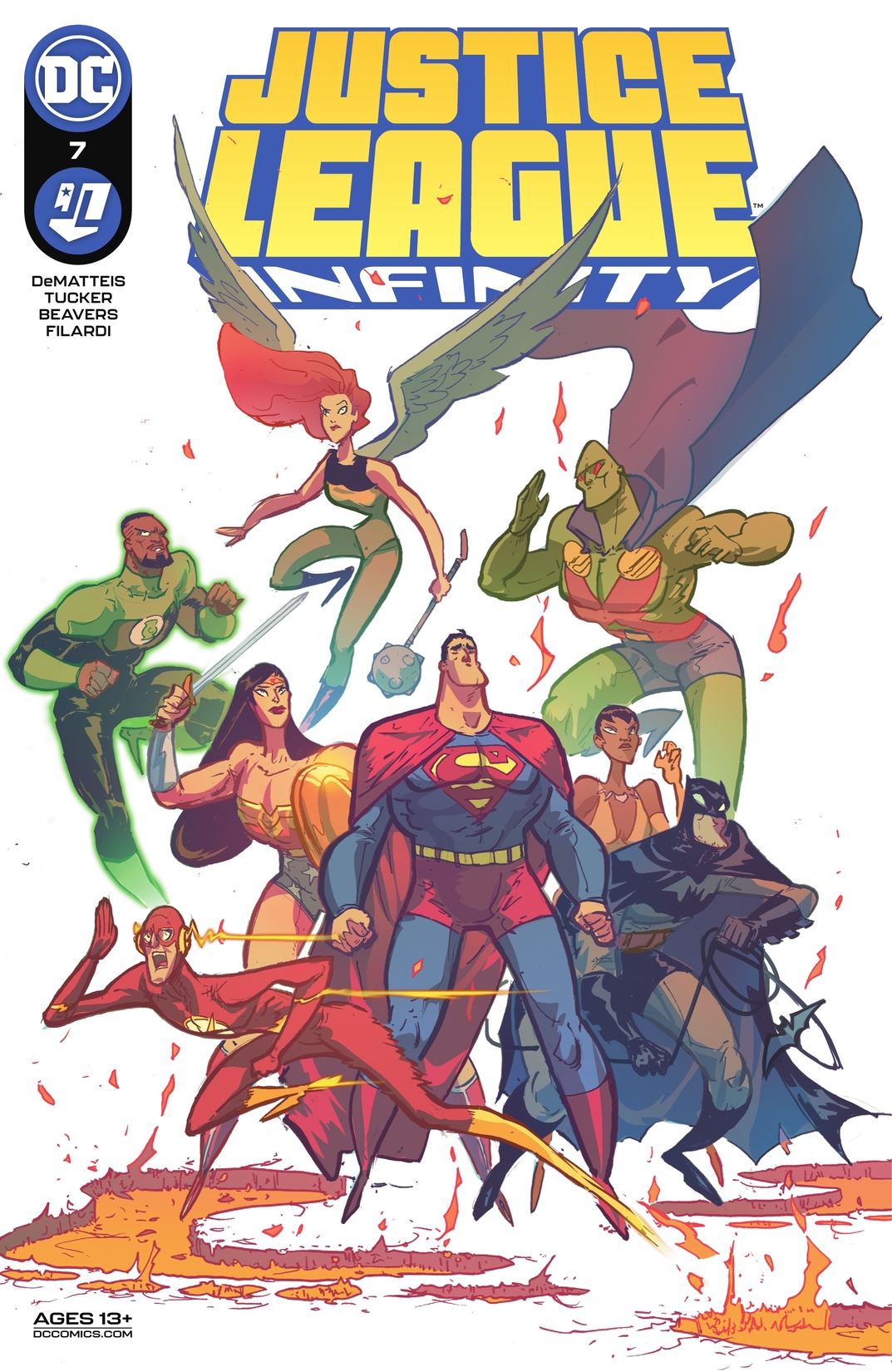 Justice League Infinity #7 preview images