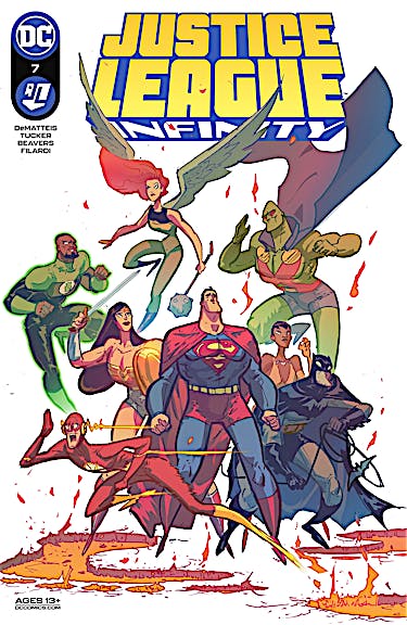 Justice League Infinity #7 preview images