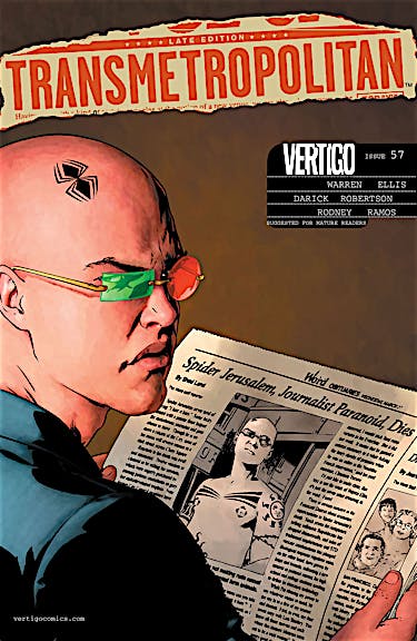 Transmetropolitan #57 preview images