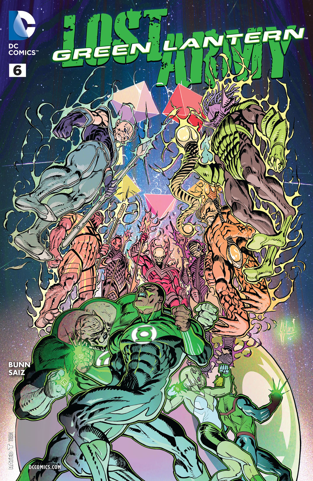 Green Lantern: Lost Army #6 preview images