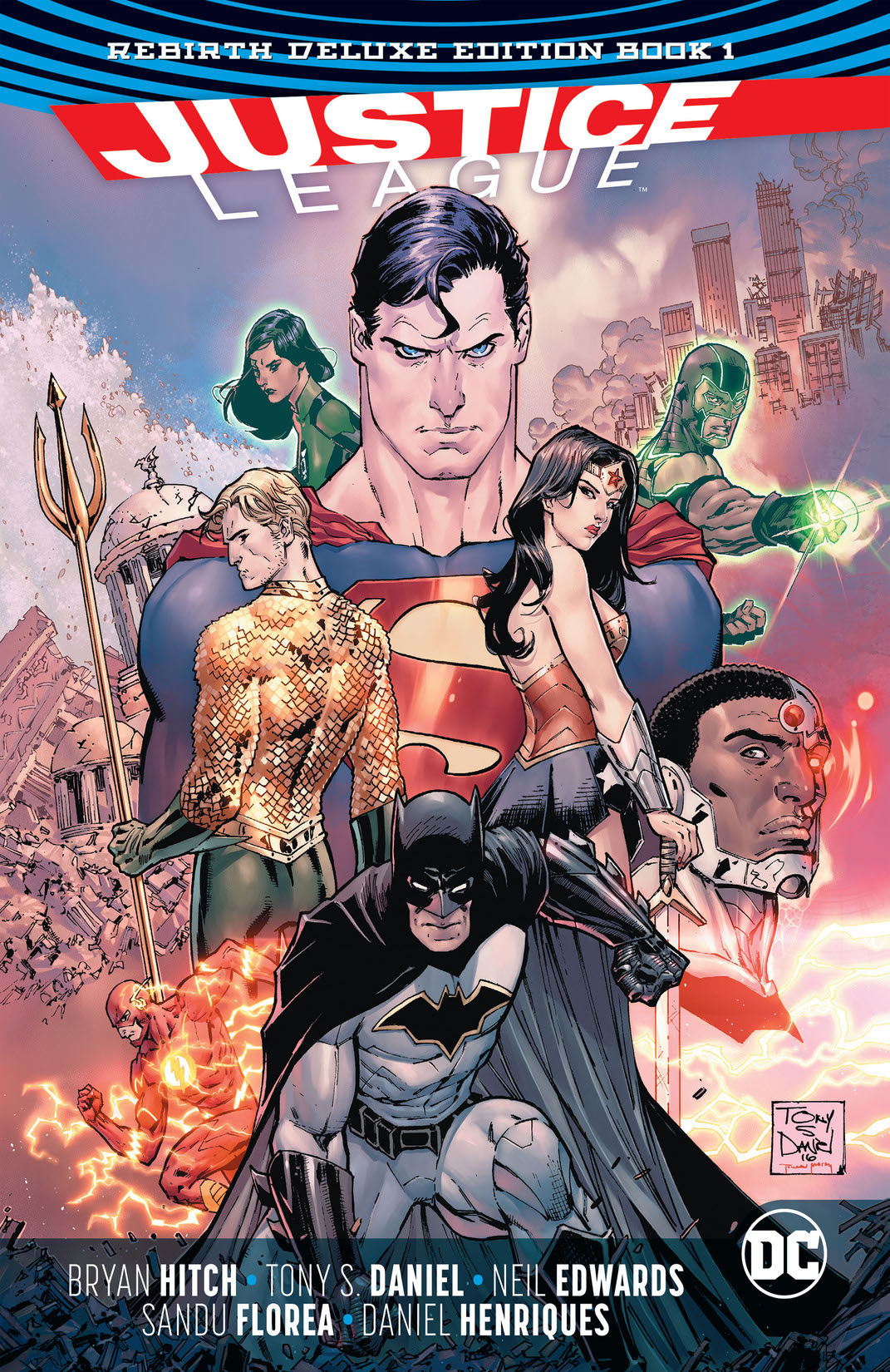 Justice League: The Rebirth Deluxe Edition Book 1 (Rebirth) preview images