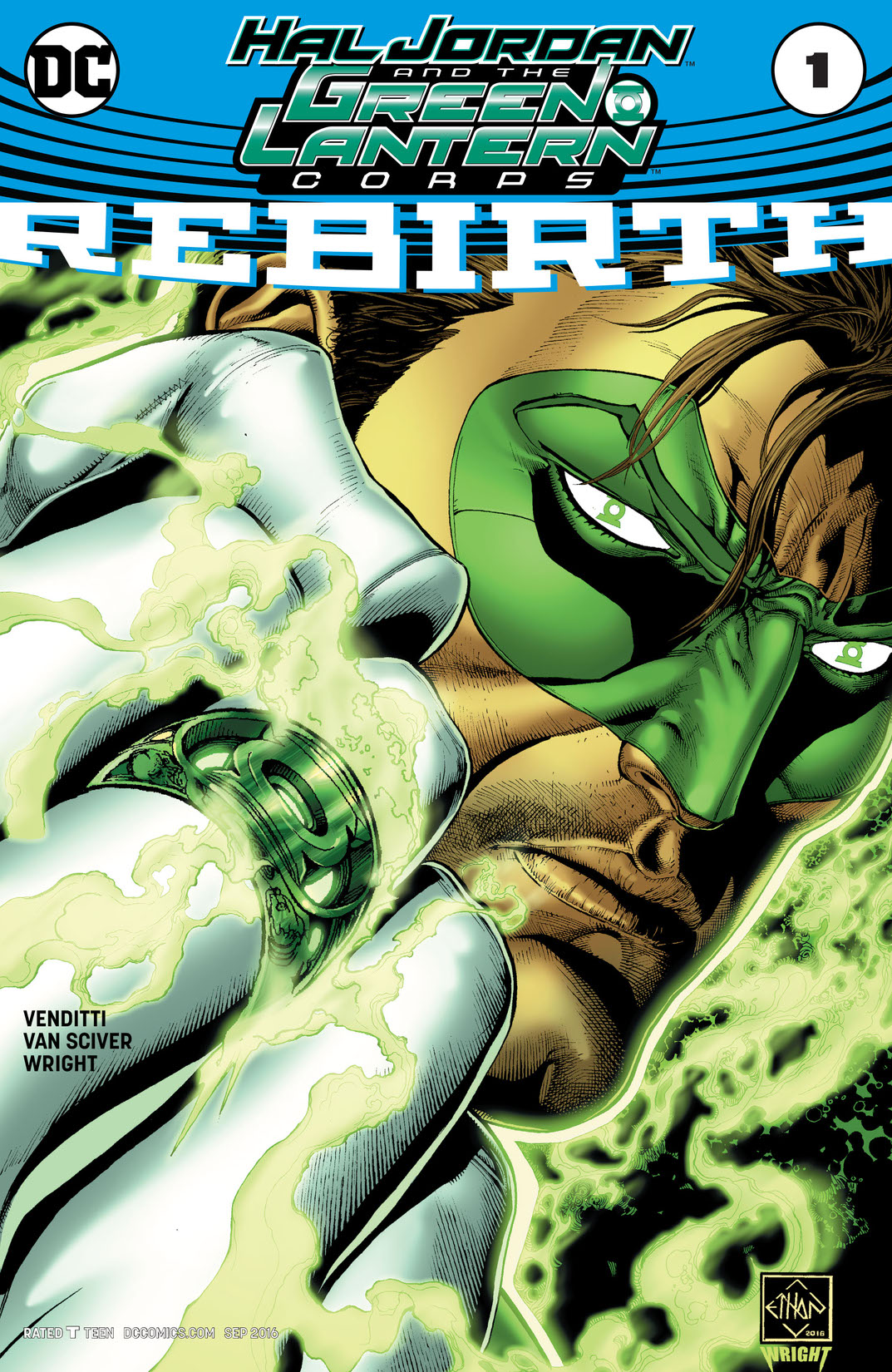 Hal Jordan and The Green Lantern Corps: Rebirth #1 preview images