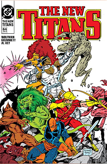 The New Titans #64 preview images