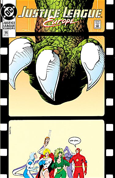 Justice League Europe #14 preview images