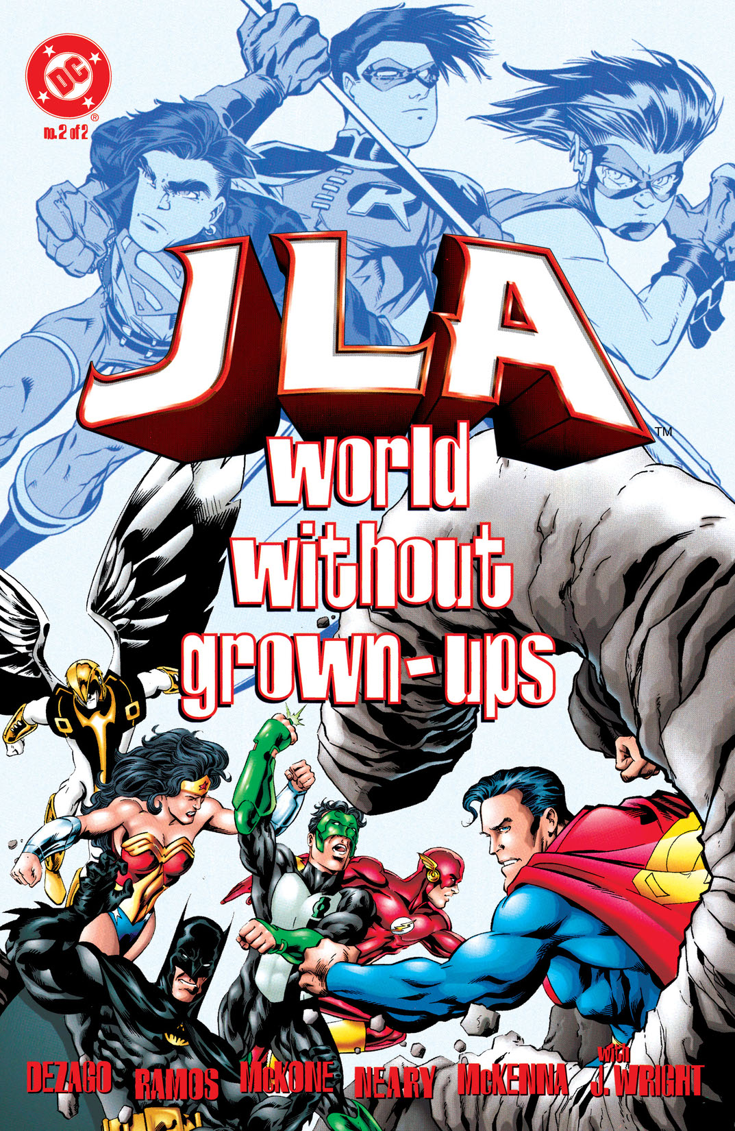 JLA: World Without Grown-Ups #2 preview images