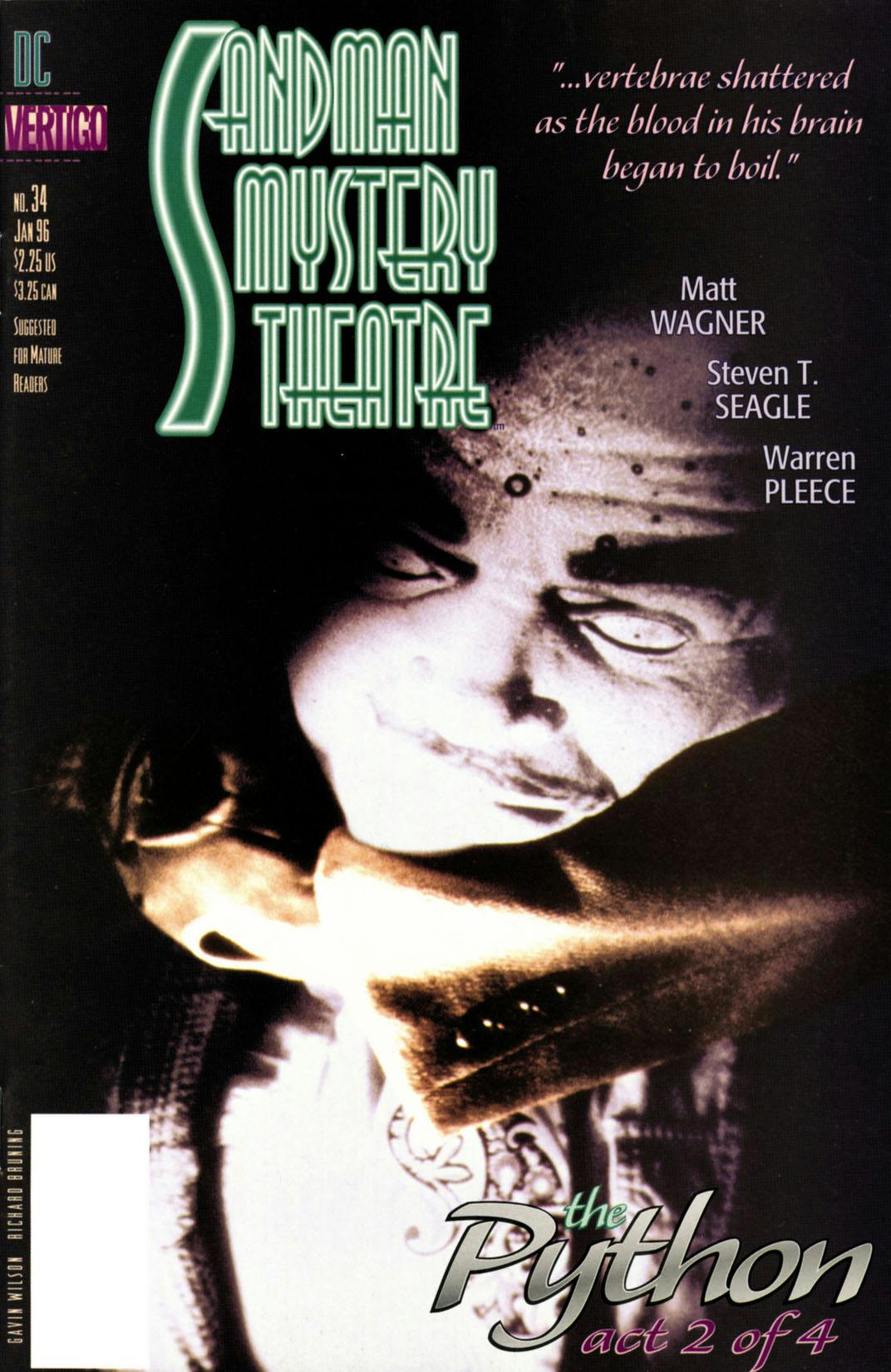 Sandman Mystery Theatre #34 preview images