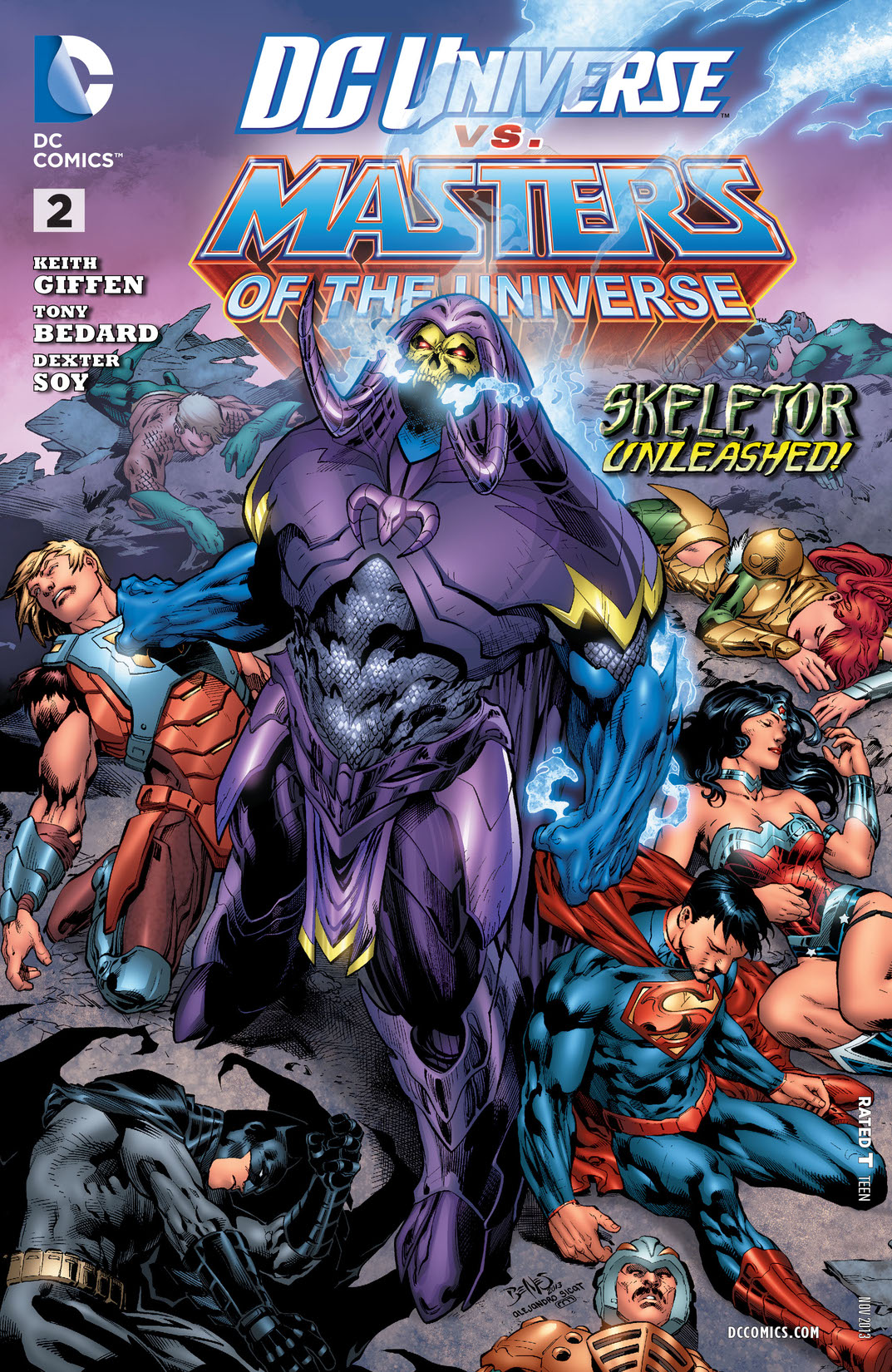 DC Universe vs. Masters of the Universe #2 preview images