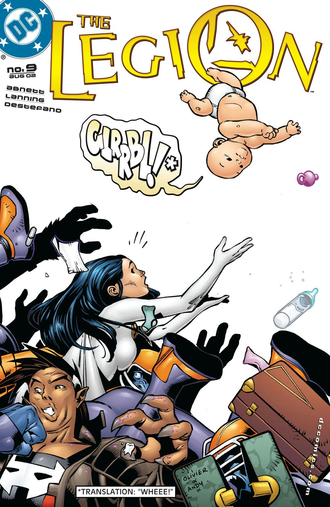 The Legion #9 preview images