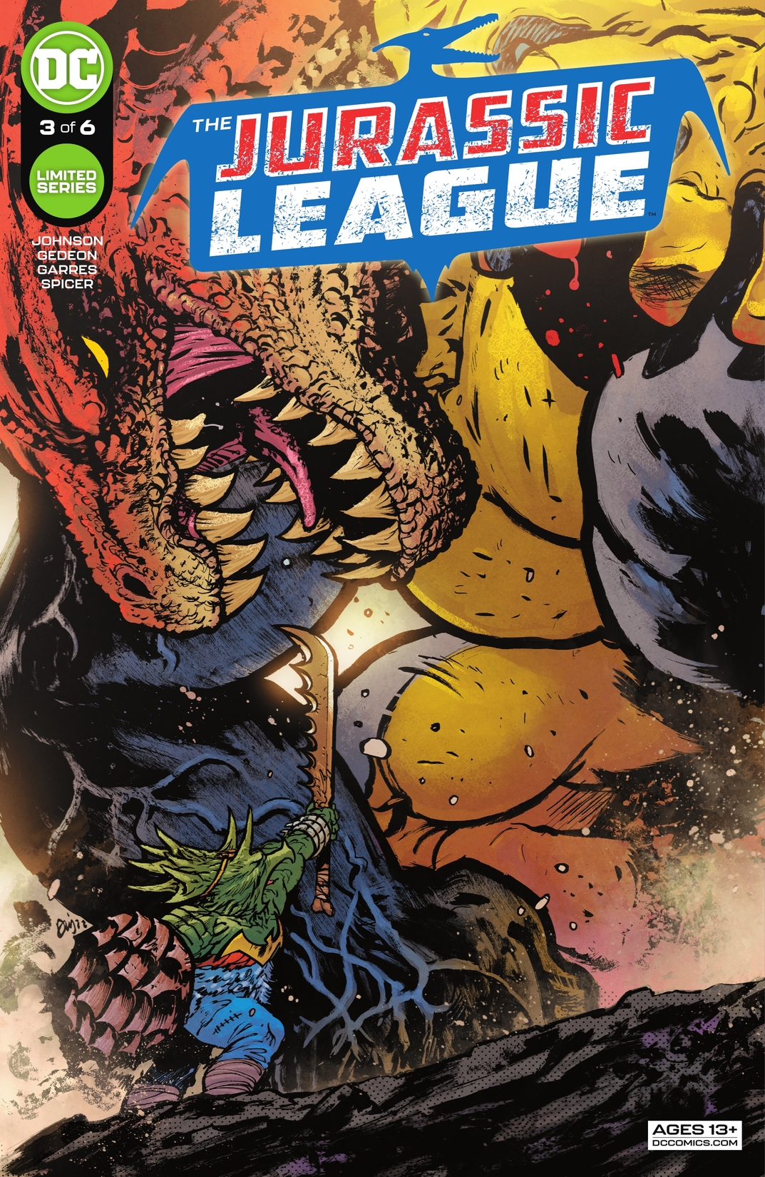 The Jurassic League #3 preview images
