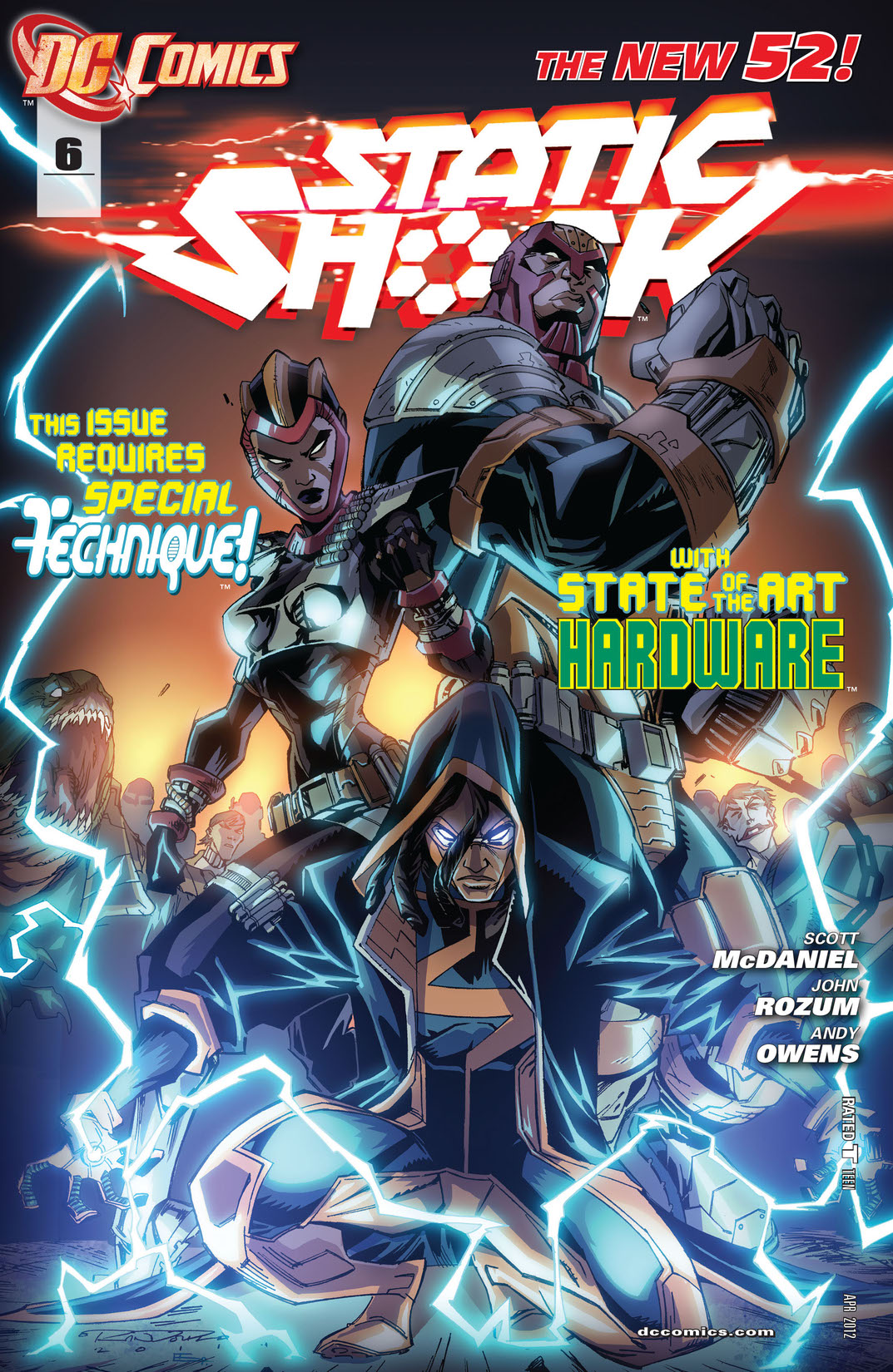 Static Shock #6 preview images