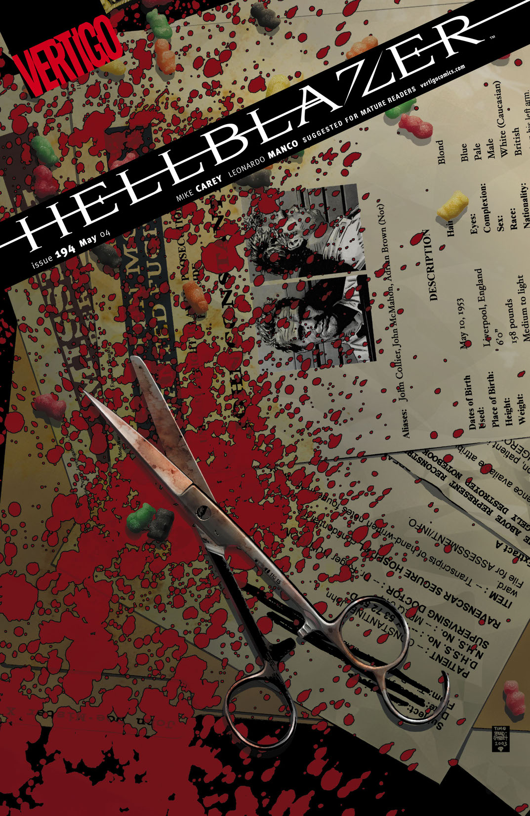 Hellblazer #194 preview images