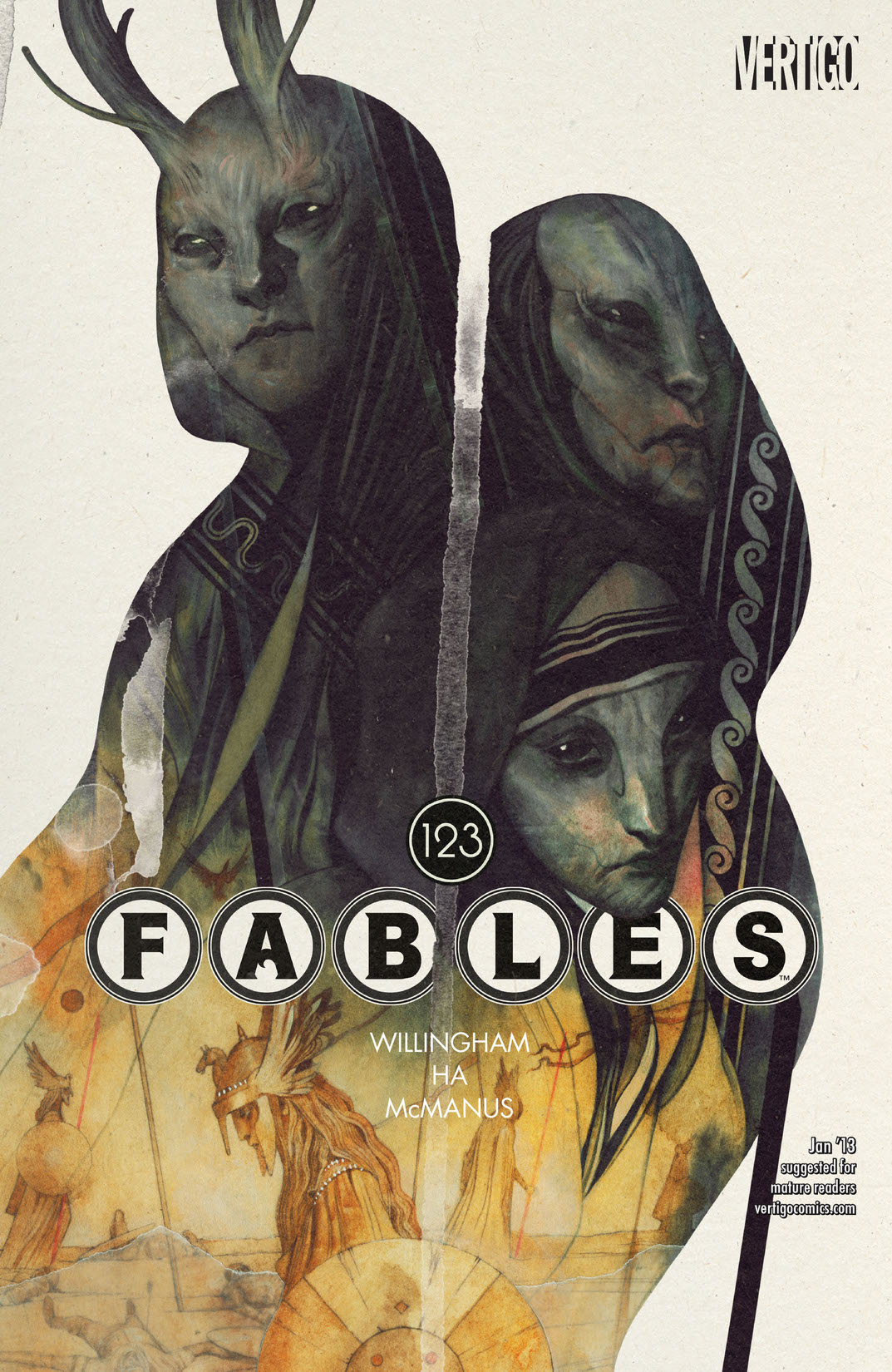 Fables #123 preview images
