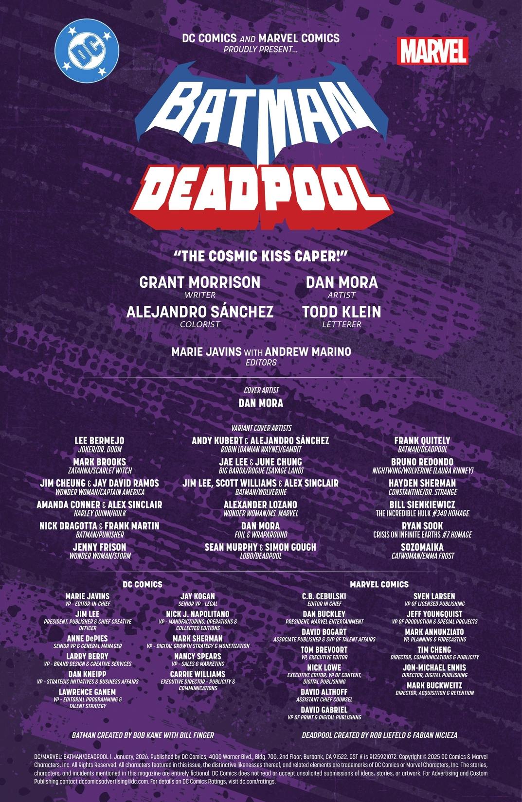 DC/Marvel: Batman/Deadpool series preview1