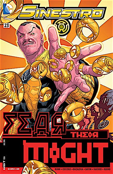Sinestro #23 preview images