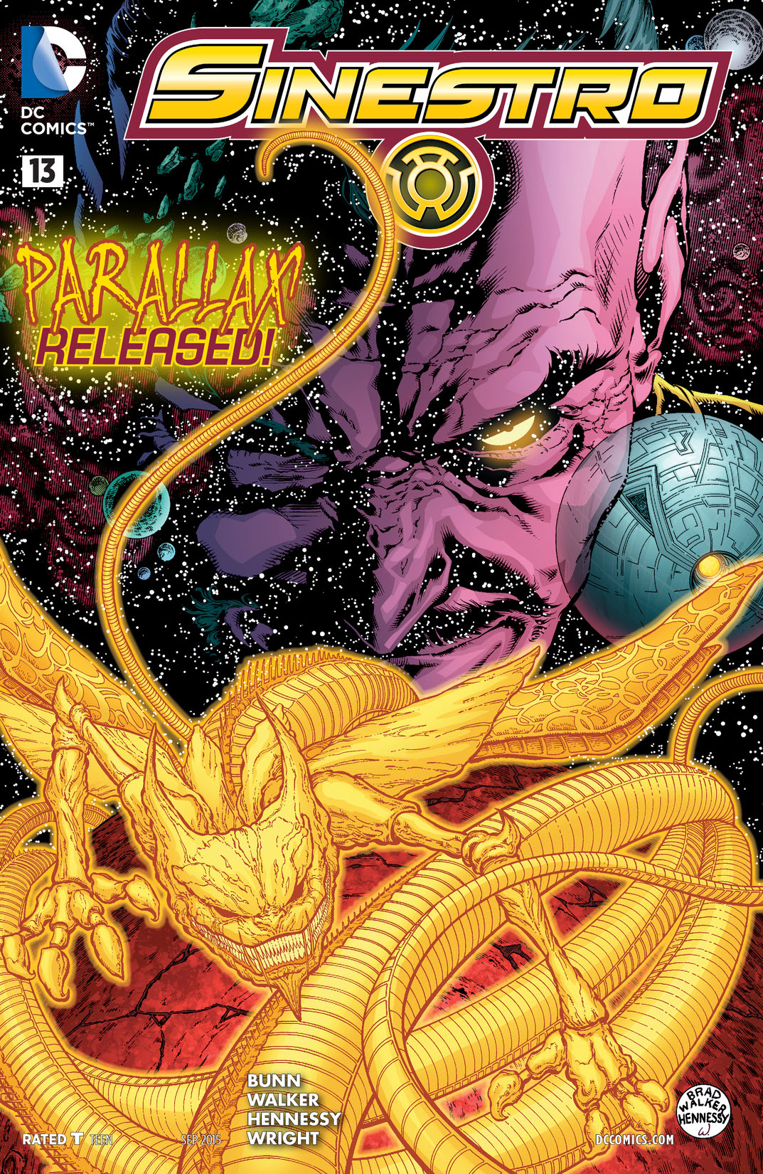 Sinestro #13 preview images