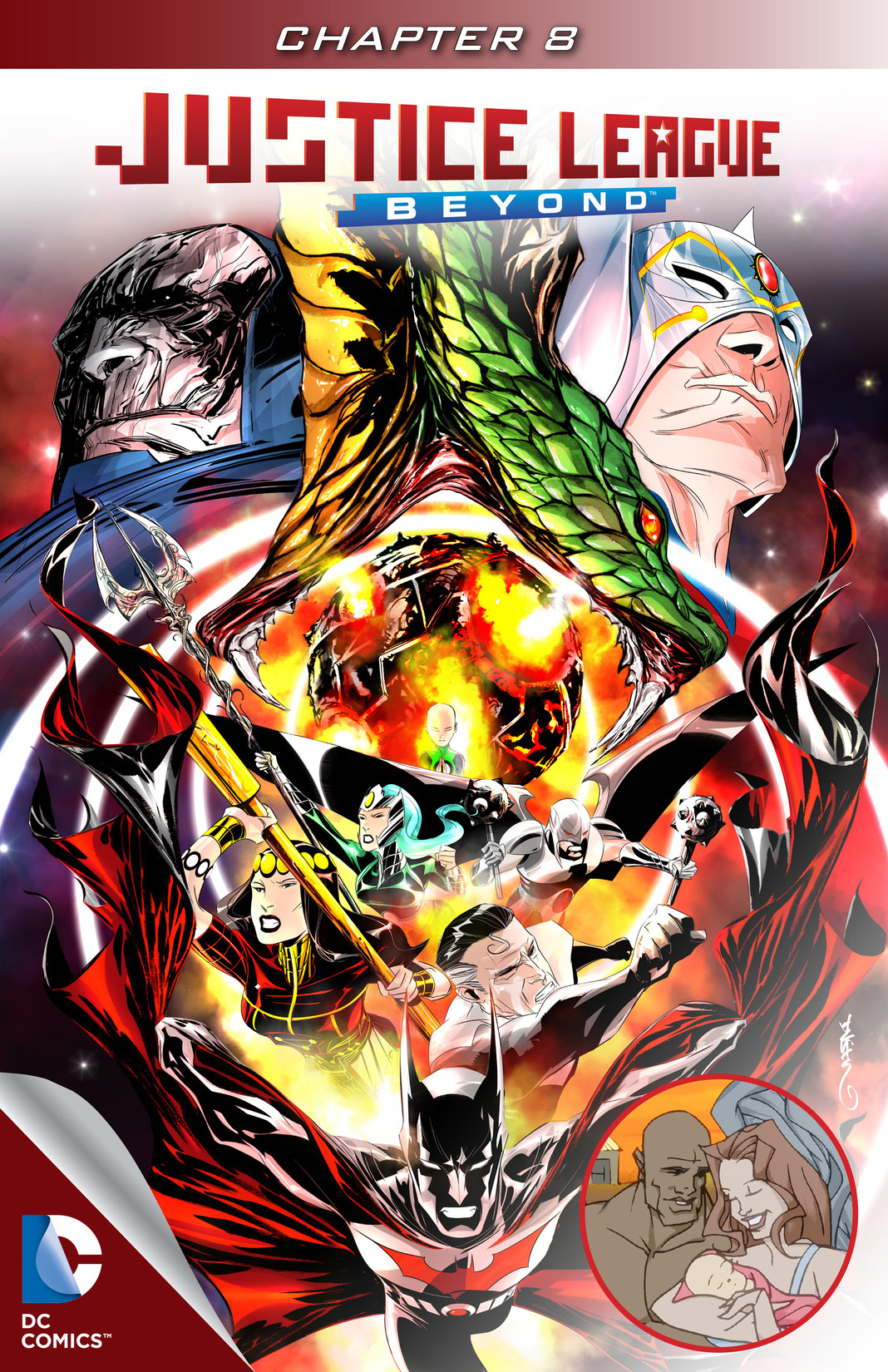 Justice League Beyond #8 preview images