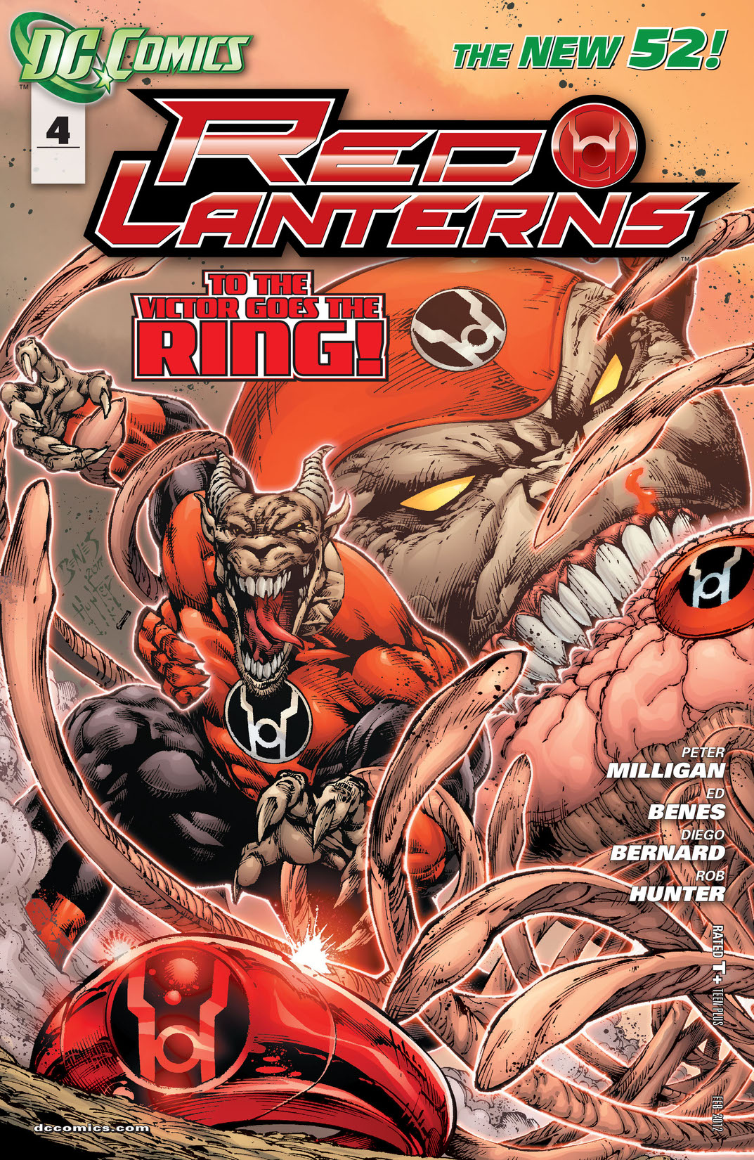 Red Lanterns #4 preview images