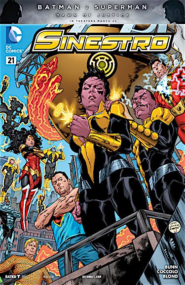 Sinestro #21 preview images
